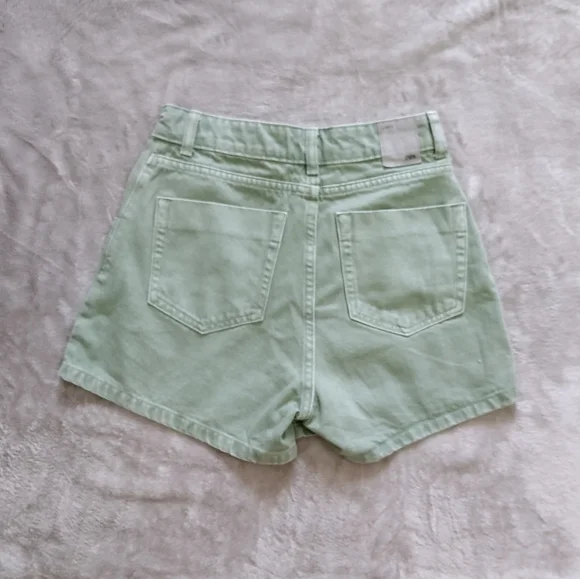 Zara Matcha Denim Skort - Picture 5 of 10